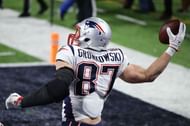 Gronkowski hitting the